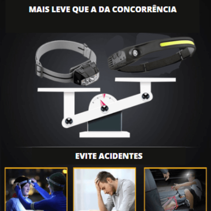 Lanterna LED de cabeça / HEADLAMP™